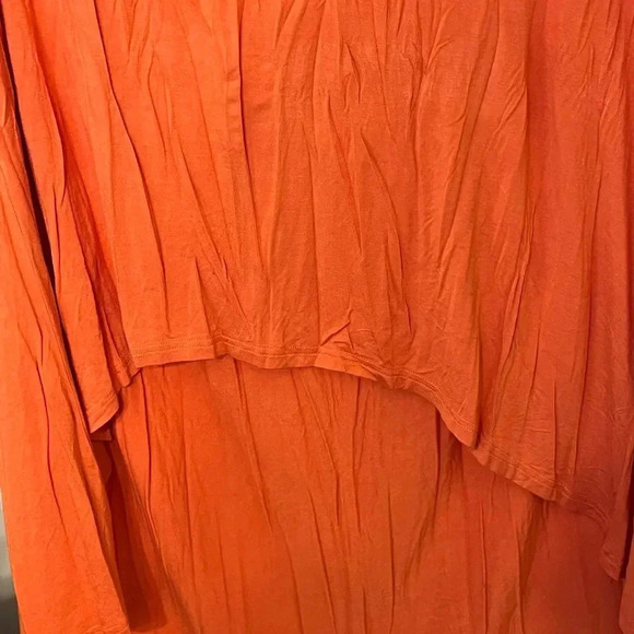 Women’s high low skirts. Giuliana skirt. Pink wrap ruffle lined pencil skirt. - Picture 6 of 16